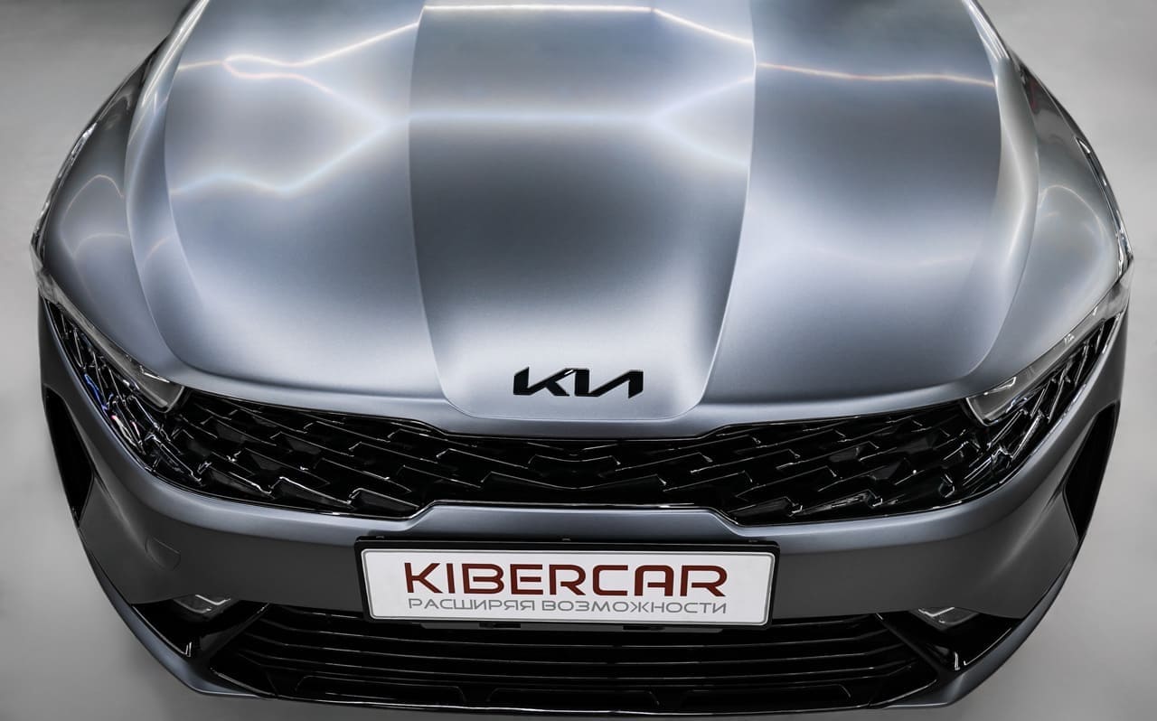 Антихром и оклейка в матовую пленку на Kia K5