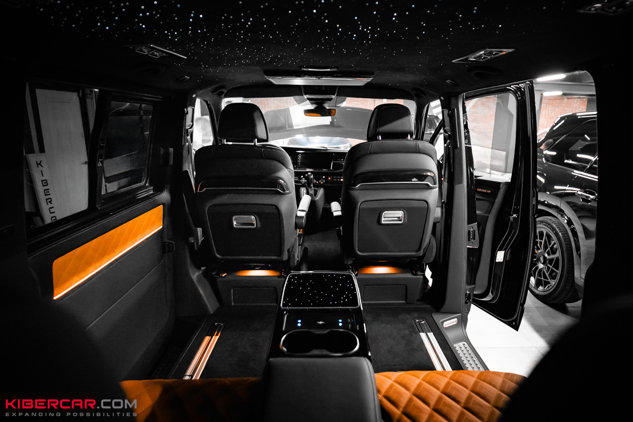 Звездное небо и атмосферная подсветка в Volkswagen Multivan