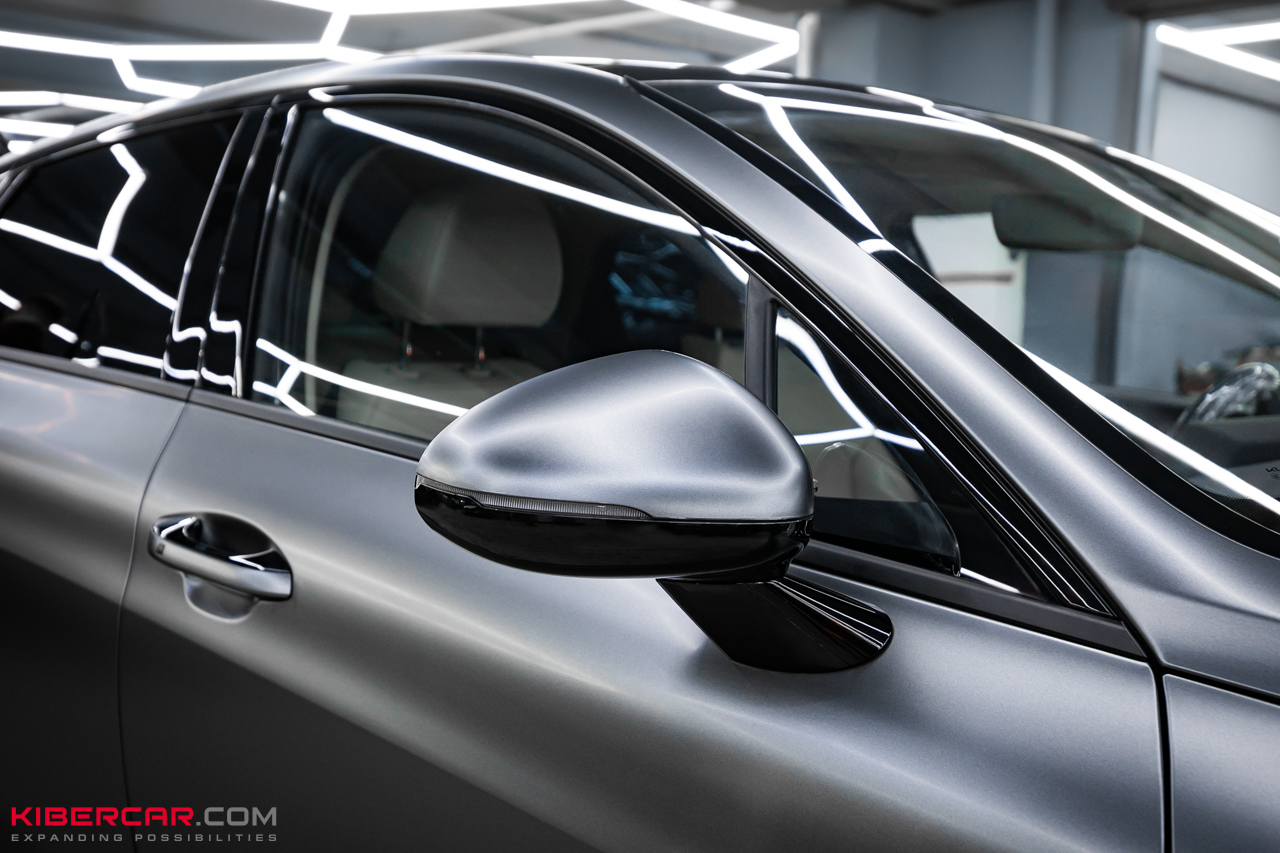 Антихром и оклейка в матовую пленку на Kia K5