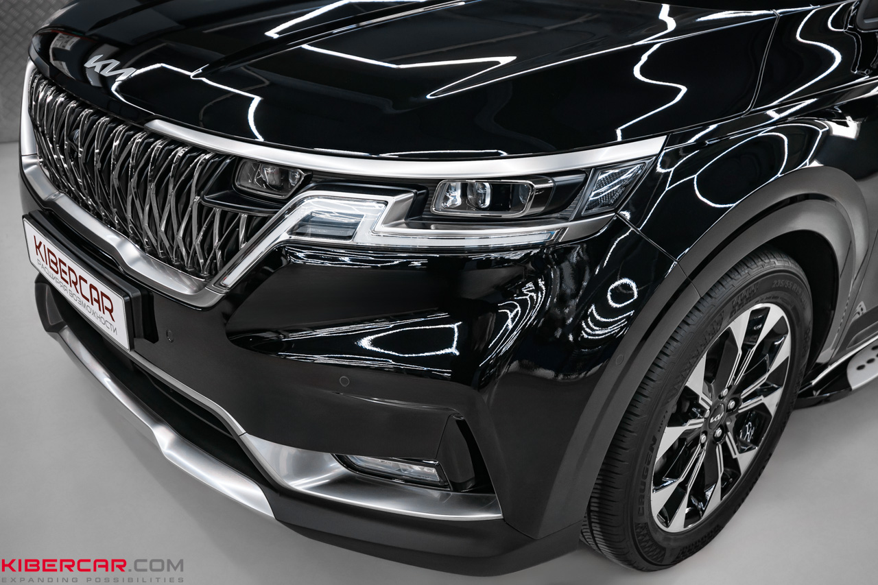 Профессиональная полировка и керамическое покрытие на Kia Carnival
