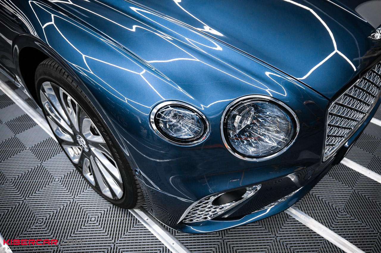 Мягкая полировка и керамическое покрытие на Bentley Continental GT