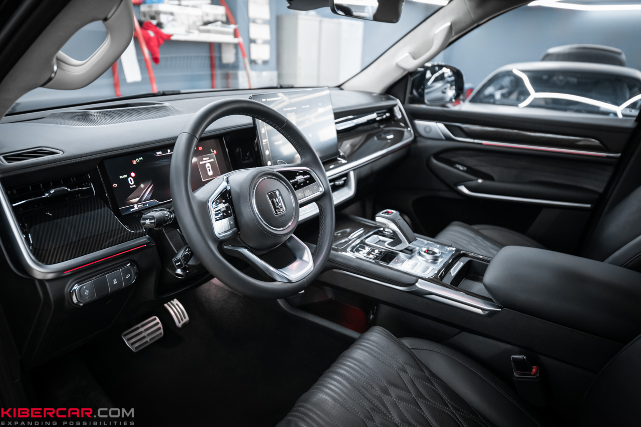 Аквапринт под карбон для салона Tank 500