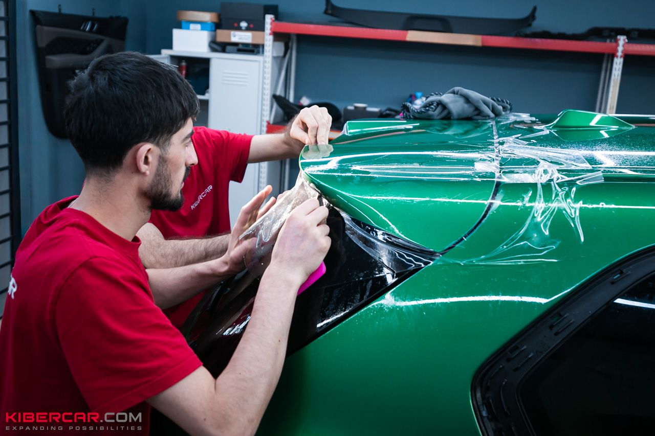 Оклейка BMW X5 M Competition в защитную полиуретановую пленку