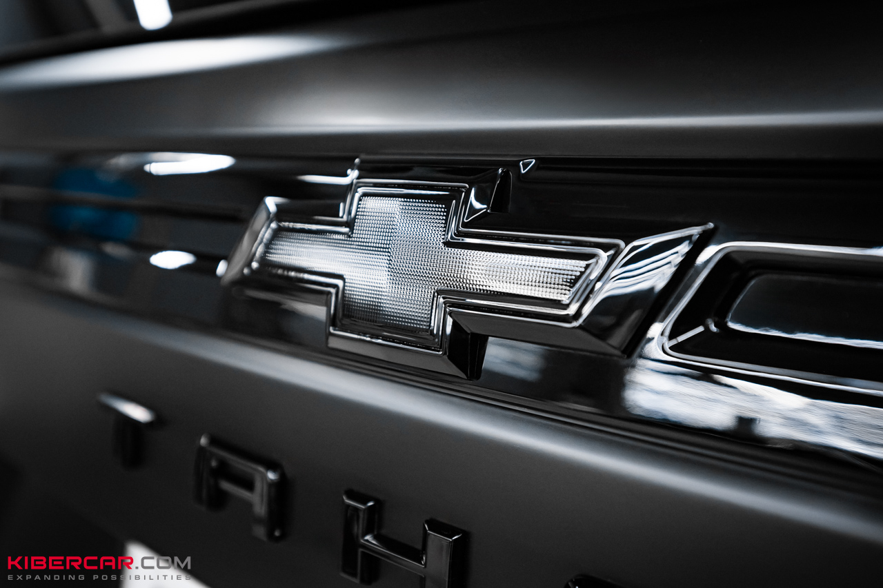 Chevrolet Tahoe: антихром и оклейка матовой полиуретановой пленкой