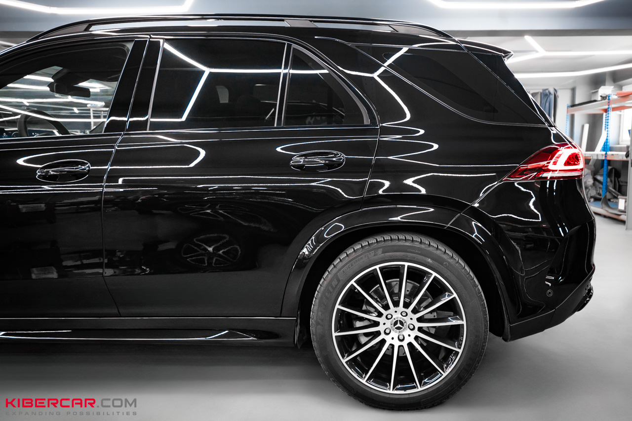Покраска дисков с алмазной проточкой на Mercedes-Benz GLE