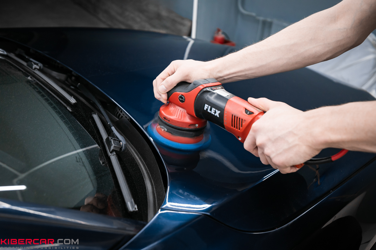 Полировка BMW 7: как вернуть глубину синего цвета и устранить пятна