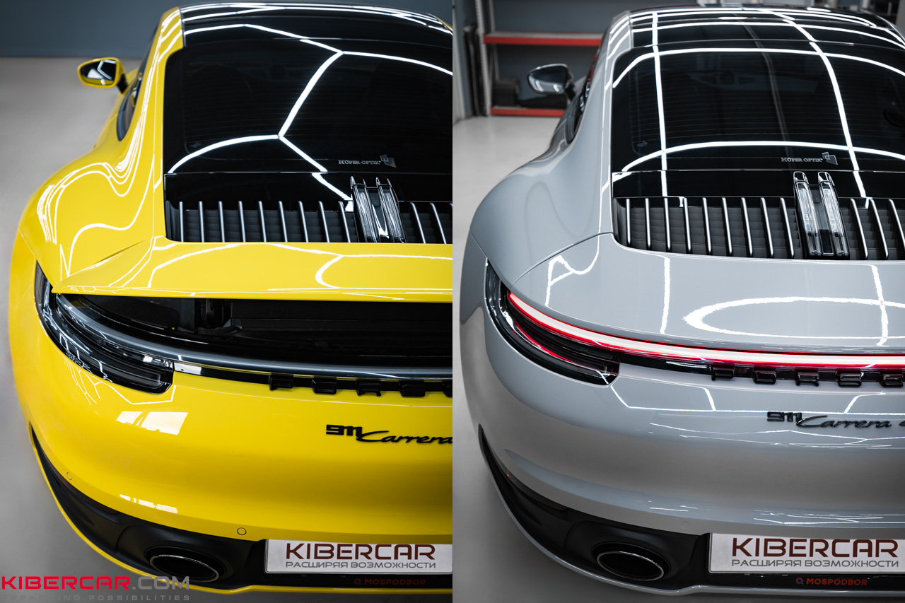 Porsche 911: оклейка кузова полиуретановой пленкой