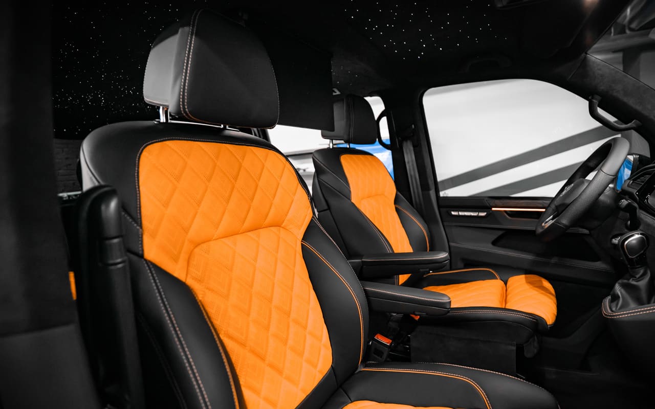 Перешив салона и руля Volkswagen Multivan: комфорт, стиль и новая конфигурация интерьера