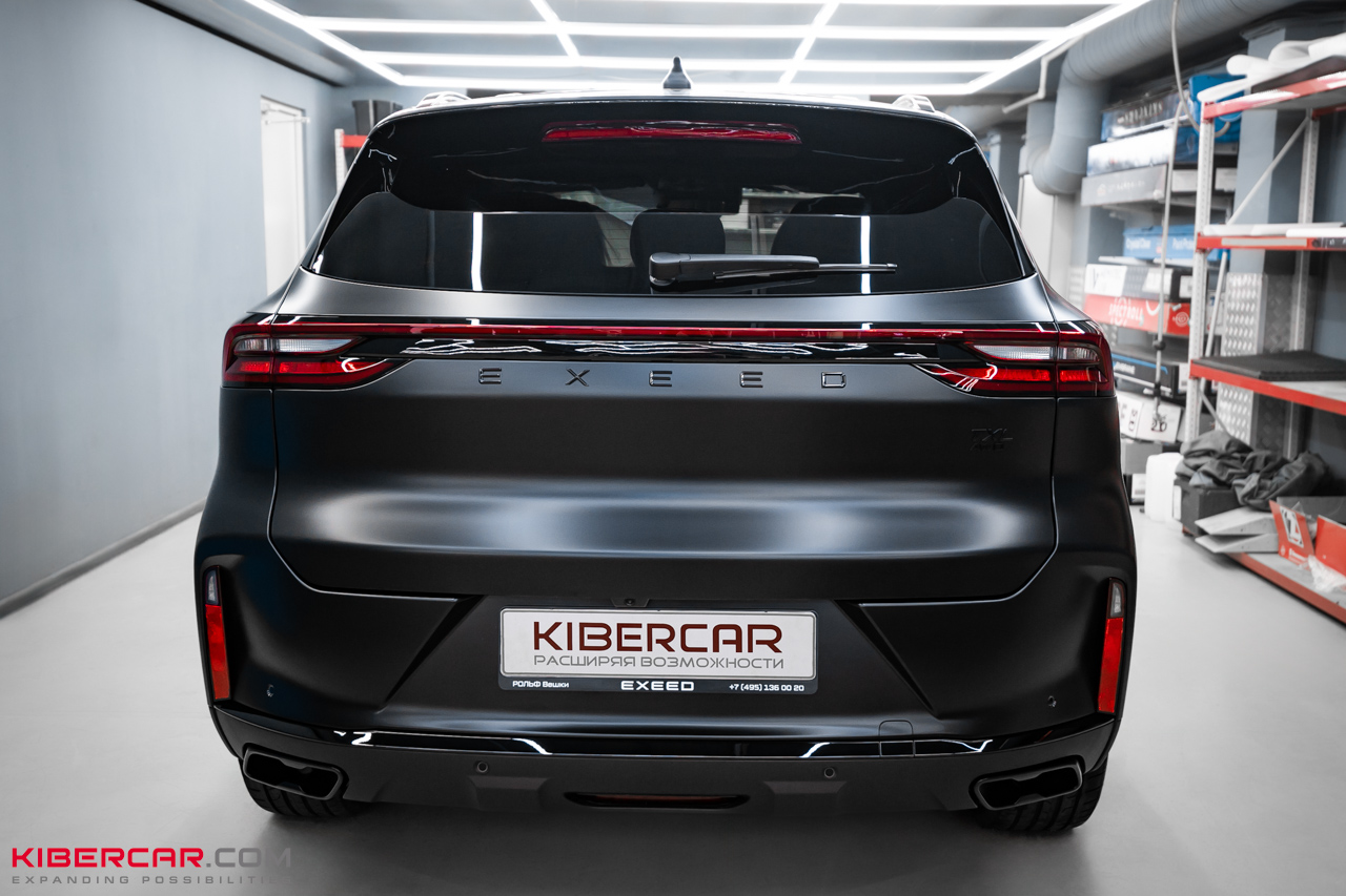 Антихром и оклейка пленкой с матовым эффектом на EXEED VX