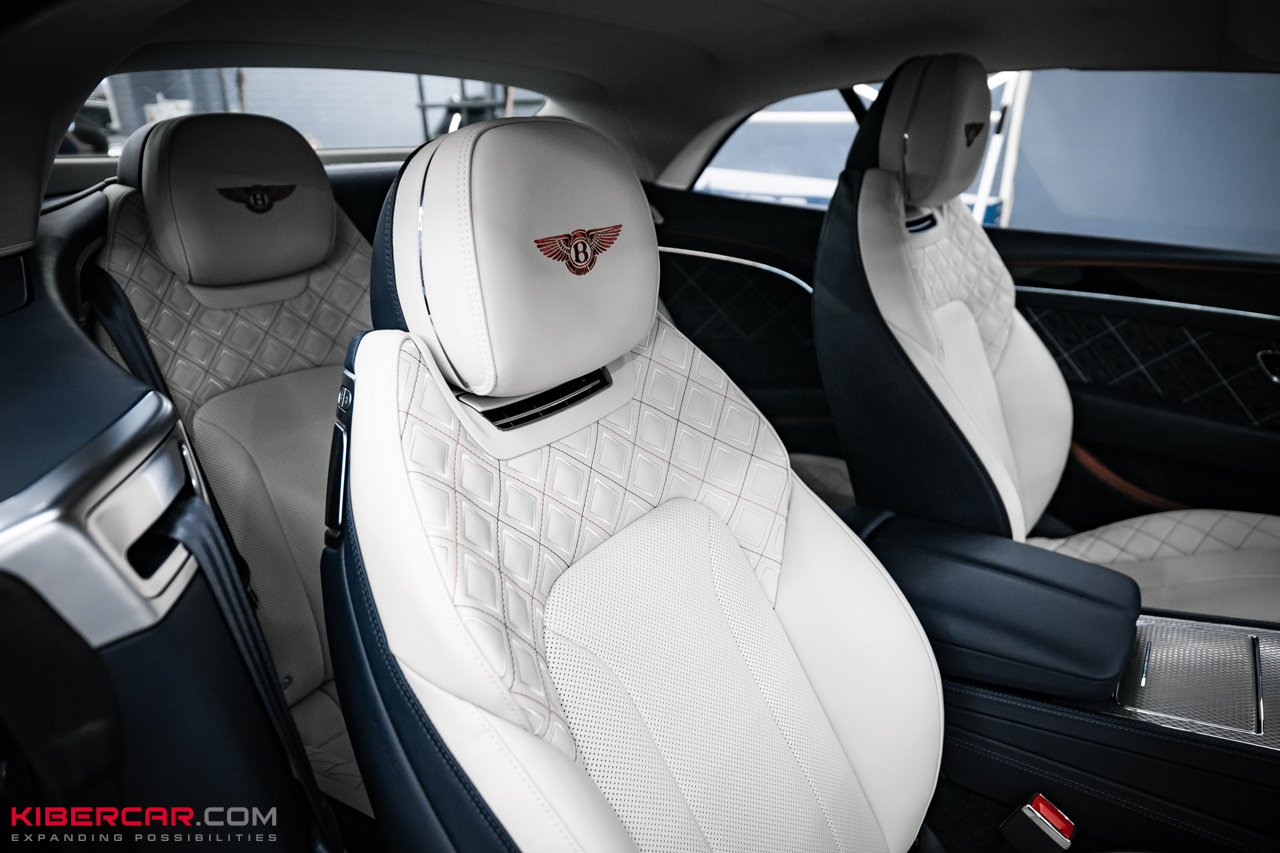 Химчистка салона роскошного кабриолета Bentley Continental GT