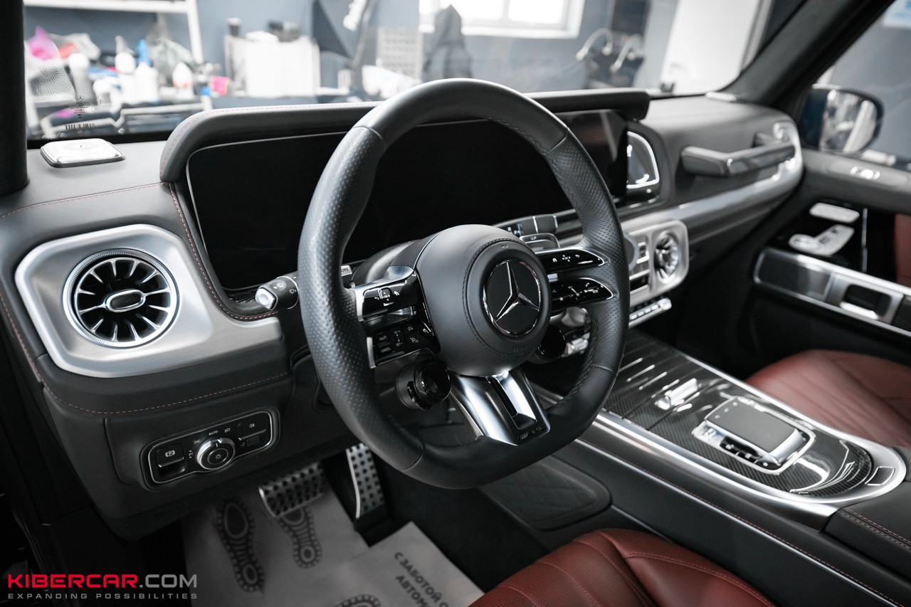 Химчистка салона и нанесение керамики на кожу Mercedes-Benz G-Класс