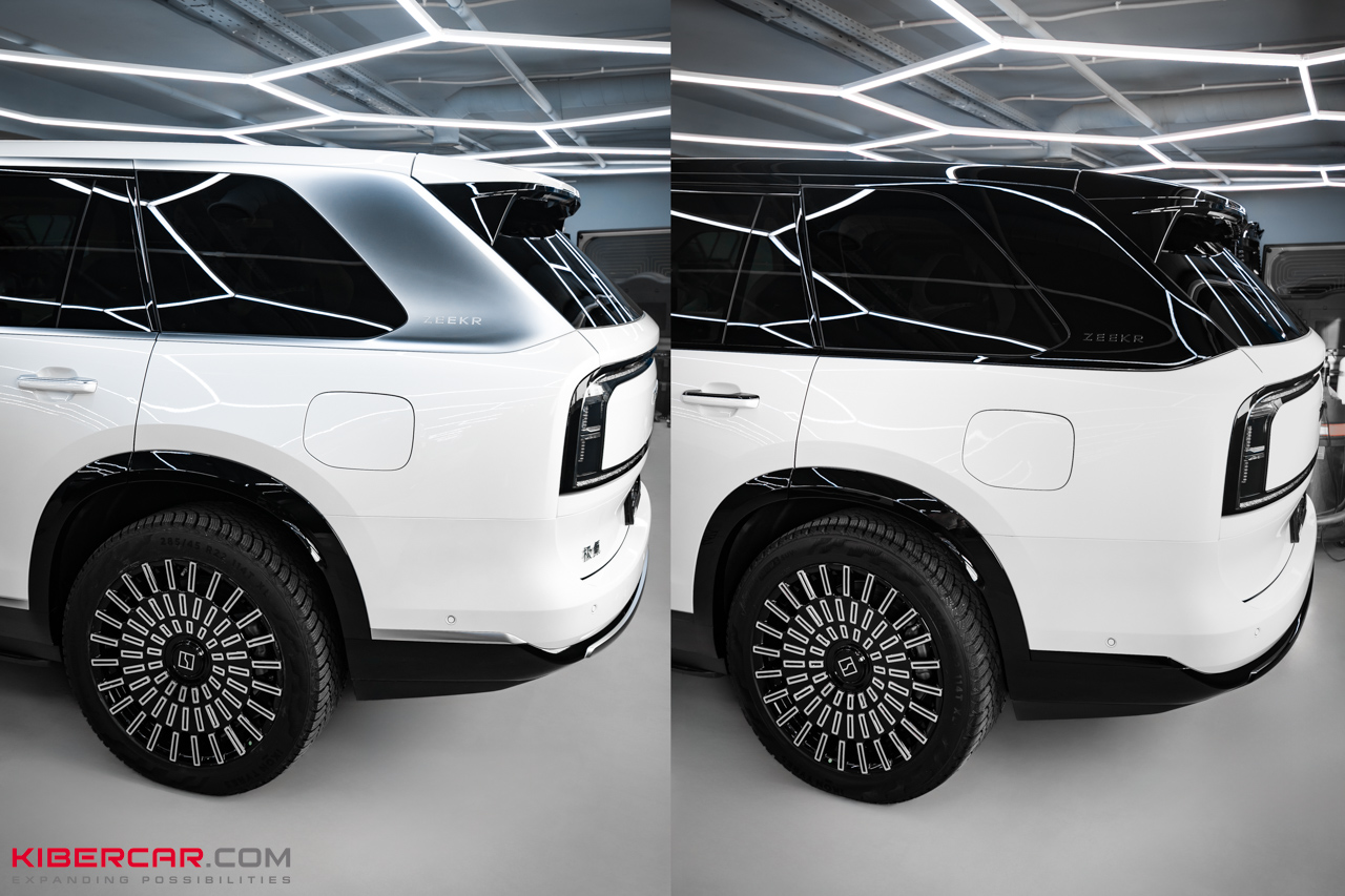 Антихром и оклейка Zeekr 9X: игра контрастов и надежная защита