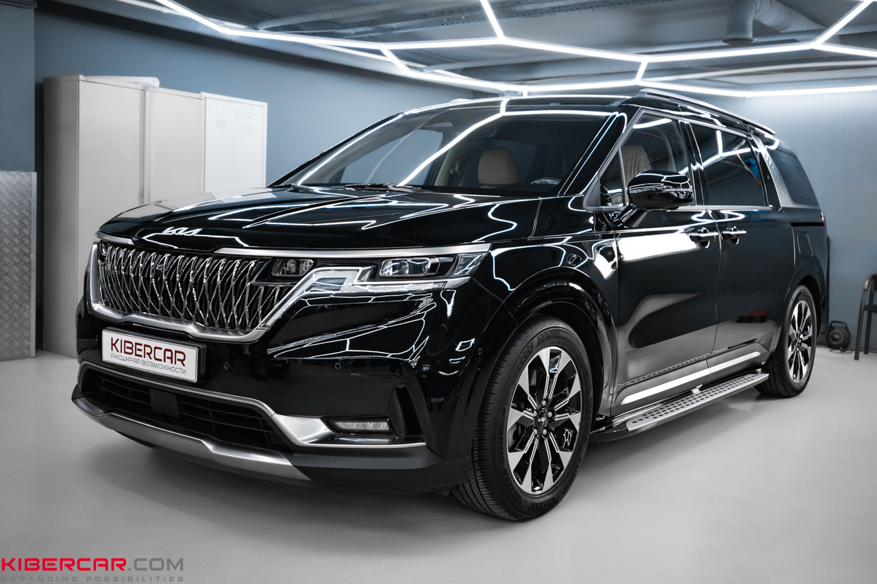 Профессиональная полировка и керамическое покрытие на Kia Carnival