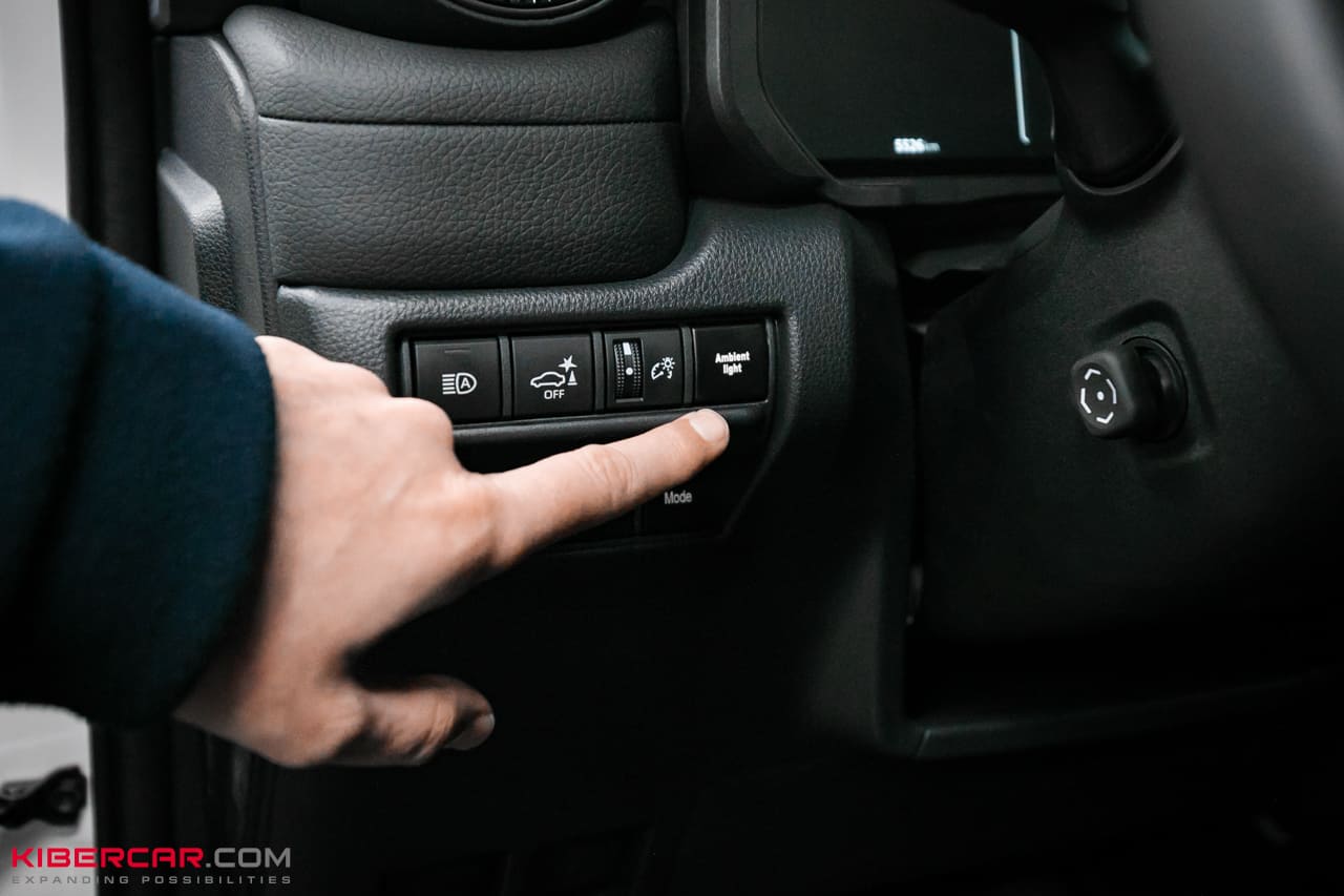 Toyota Land Cruiser Prado 250: атмосферная подсветка + звездное небо с кометами