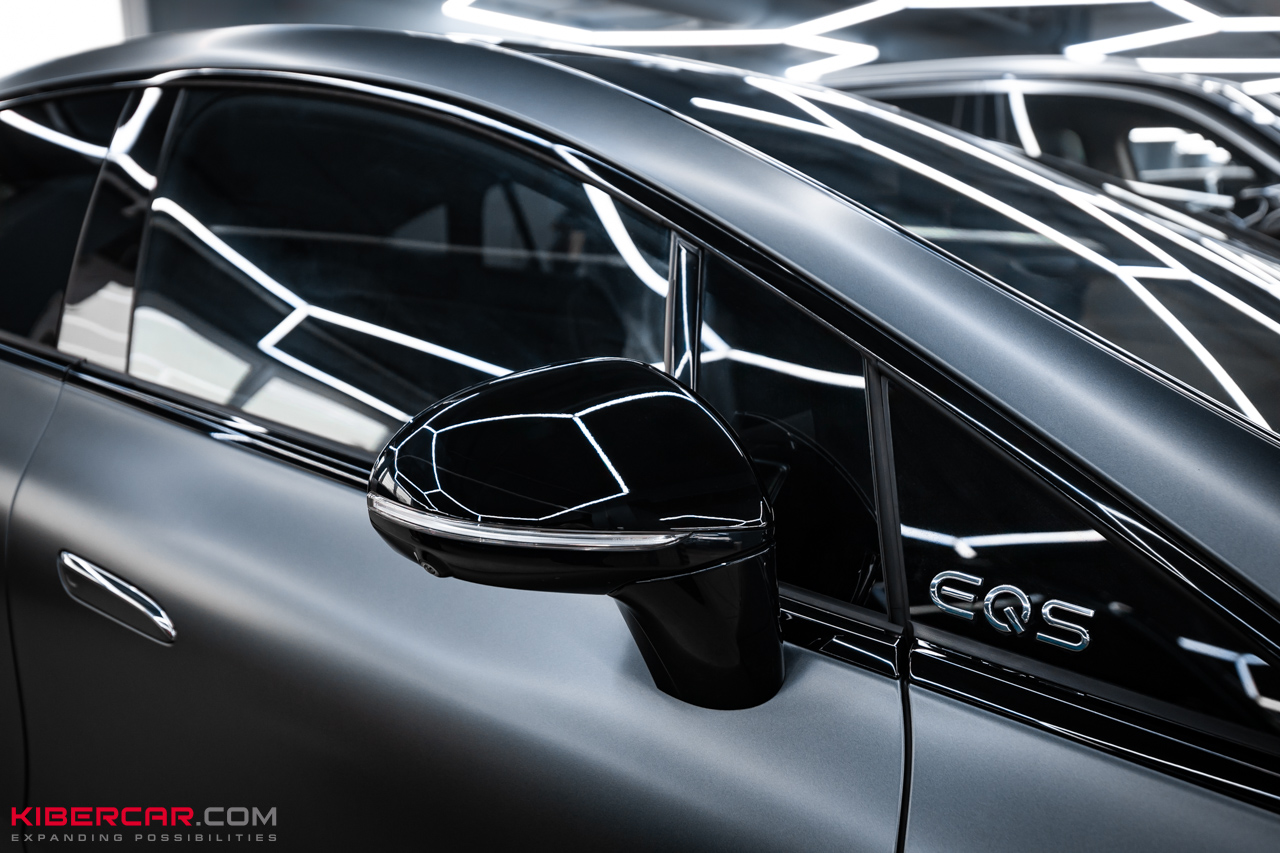 Оклейка матовой полиуретановой пленкой Mercedes-Benz EQS