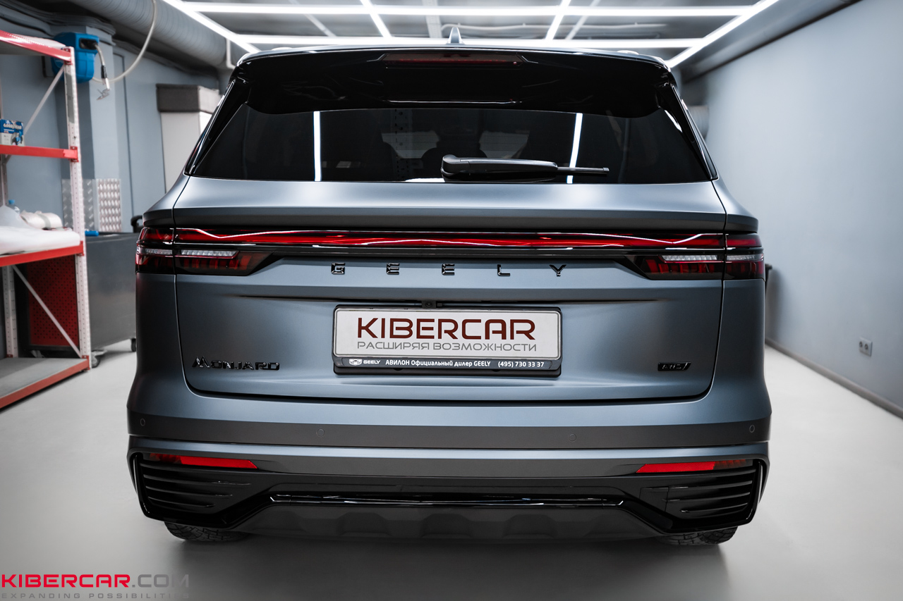 Geely Monjaro: антихром и оклейка кузова матовой пленкой