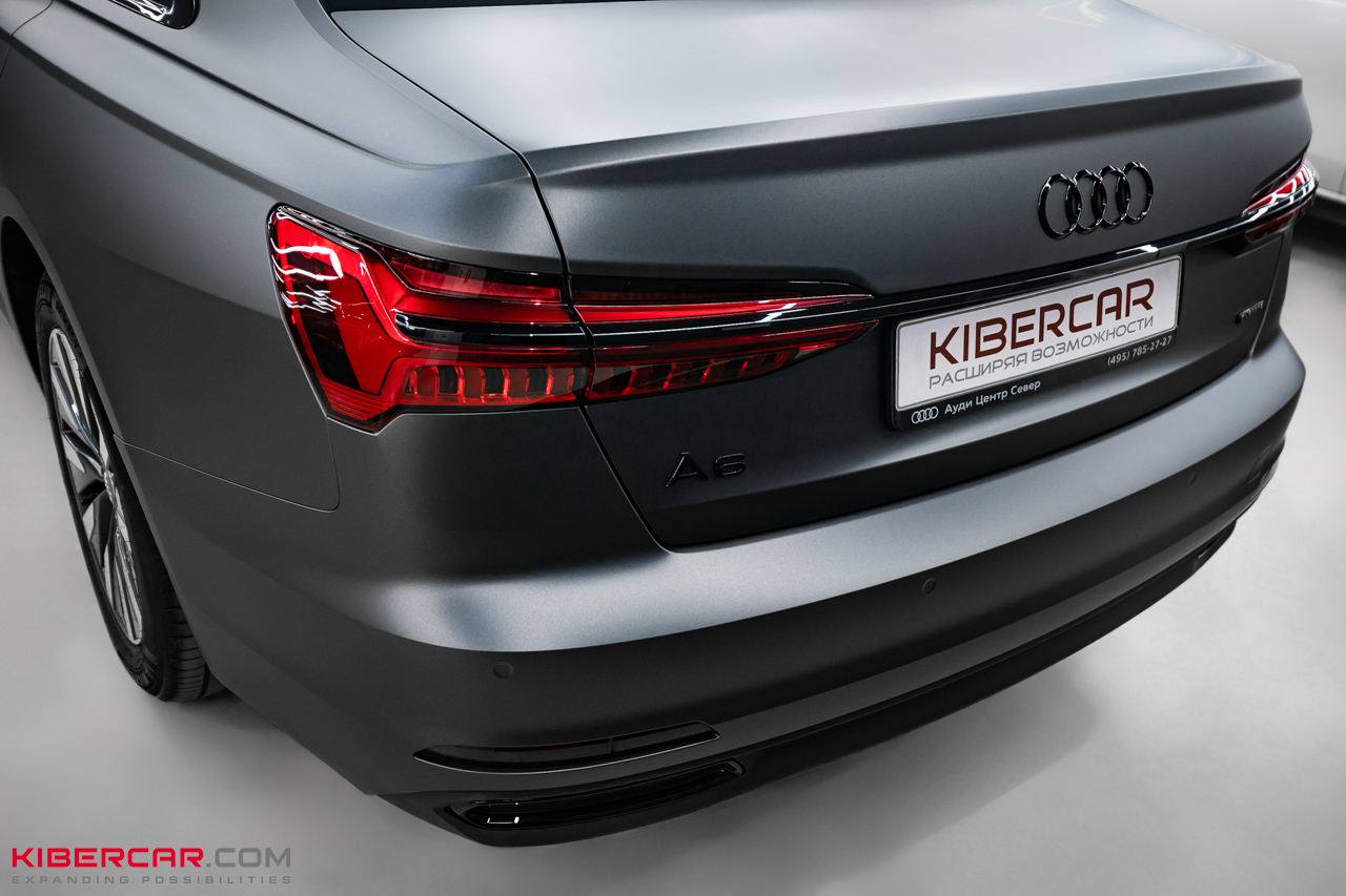Оклейка матовой полиуретановой пленкой Audi A6