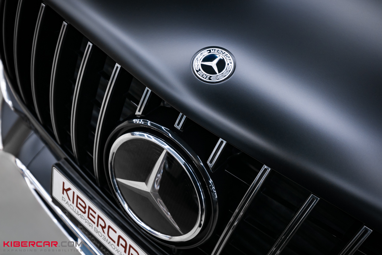 Оклейка Mercedes-Benz GLE Coupe в полиуретановую пленку с эффектом «матовый сатин»