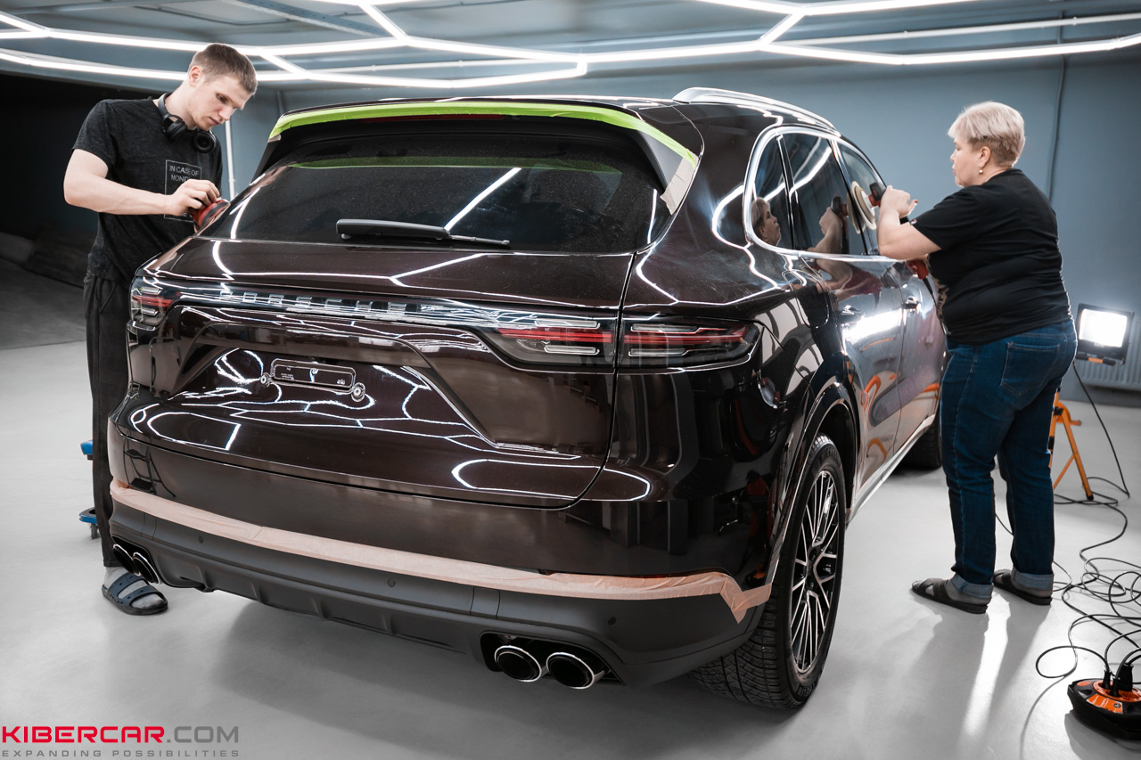 Porsche Cayenne: полировка кузова