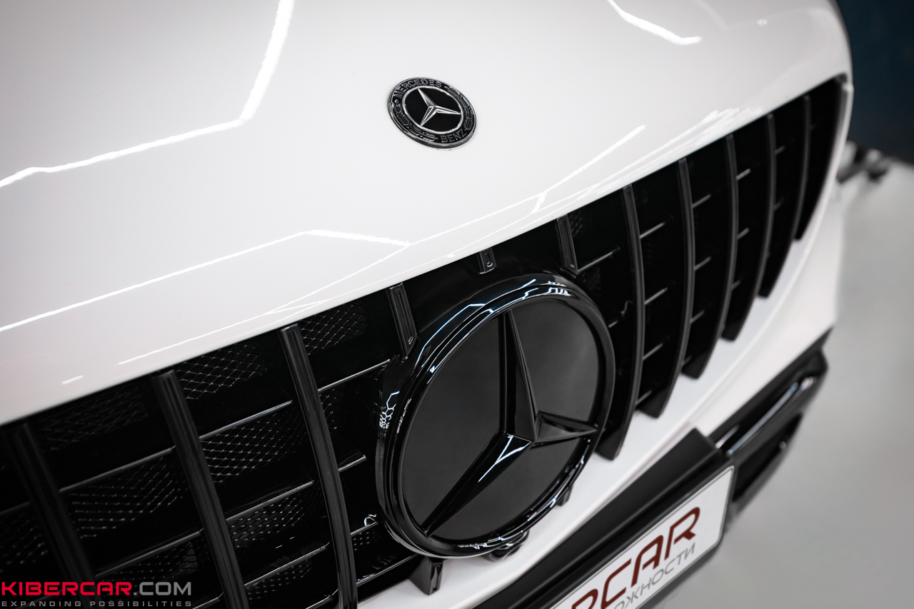 Антихром, окрашивание зеркал и оклейка крыши на Mercedes-Benz GLC