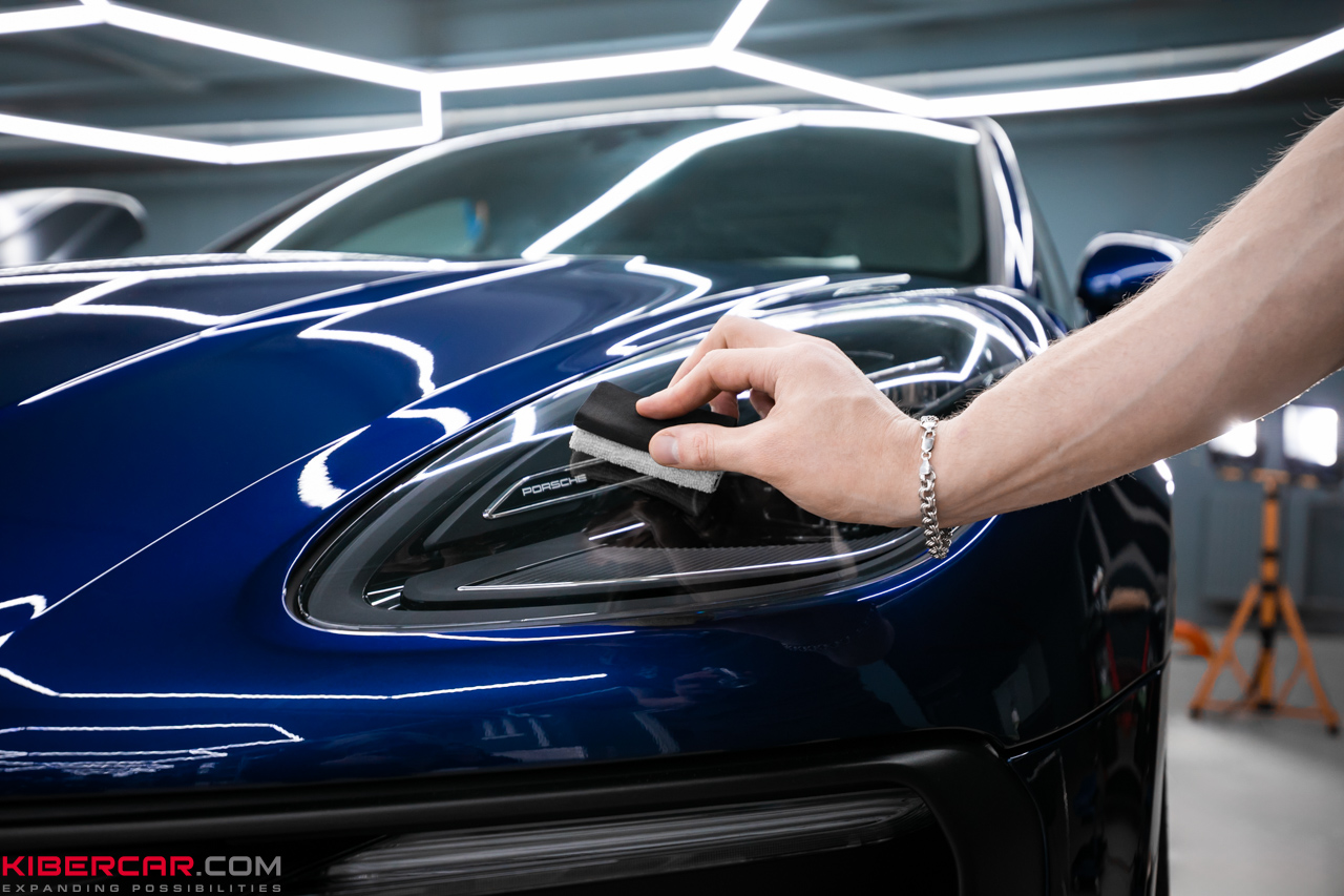 Porsche Macan: полировка с нанесением керамического покрытия 
