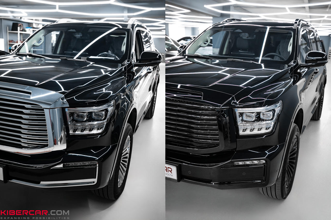 Tank 500: антихром и покраска дисков