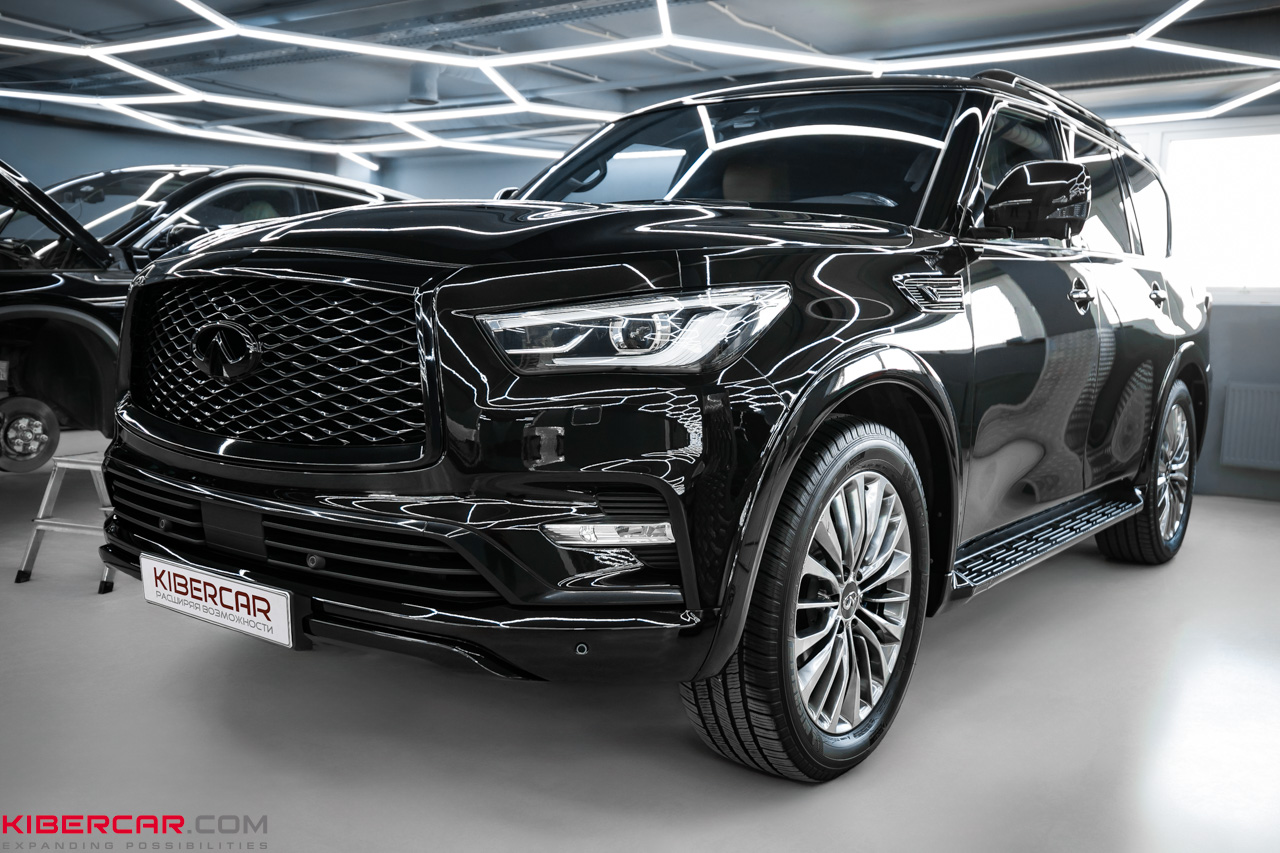 Infiniti QX80: покраска суппортов