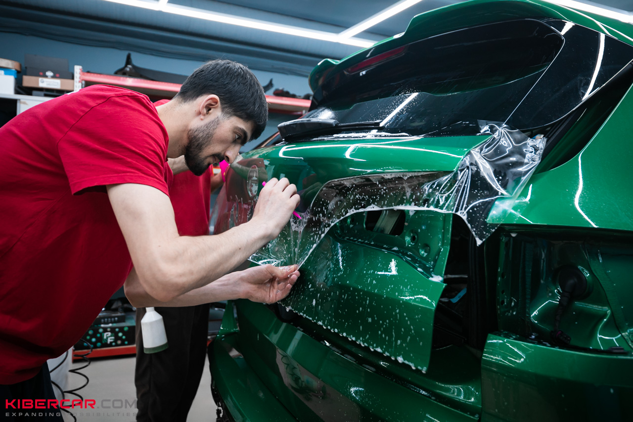 Оклейка BMW X5 M Competition в защитную полиуретановую пленку