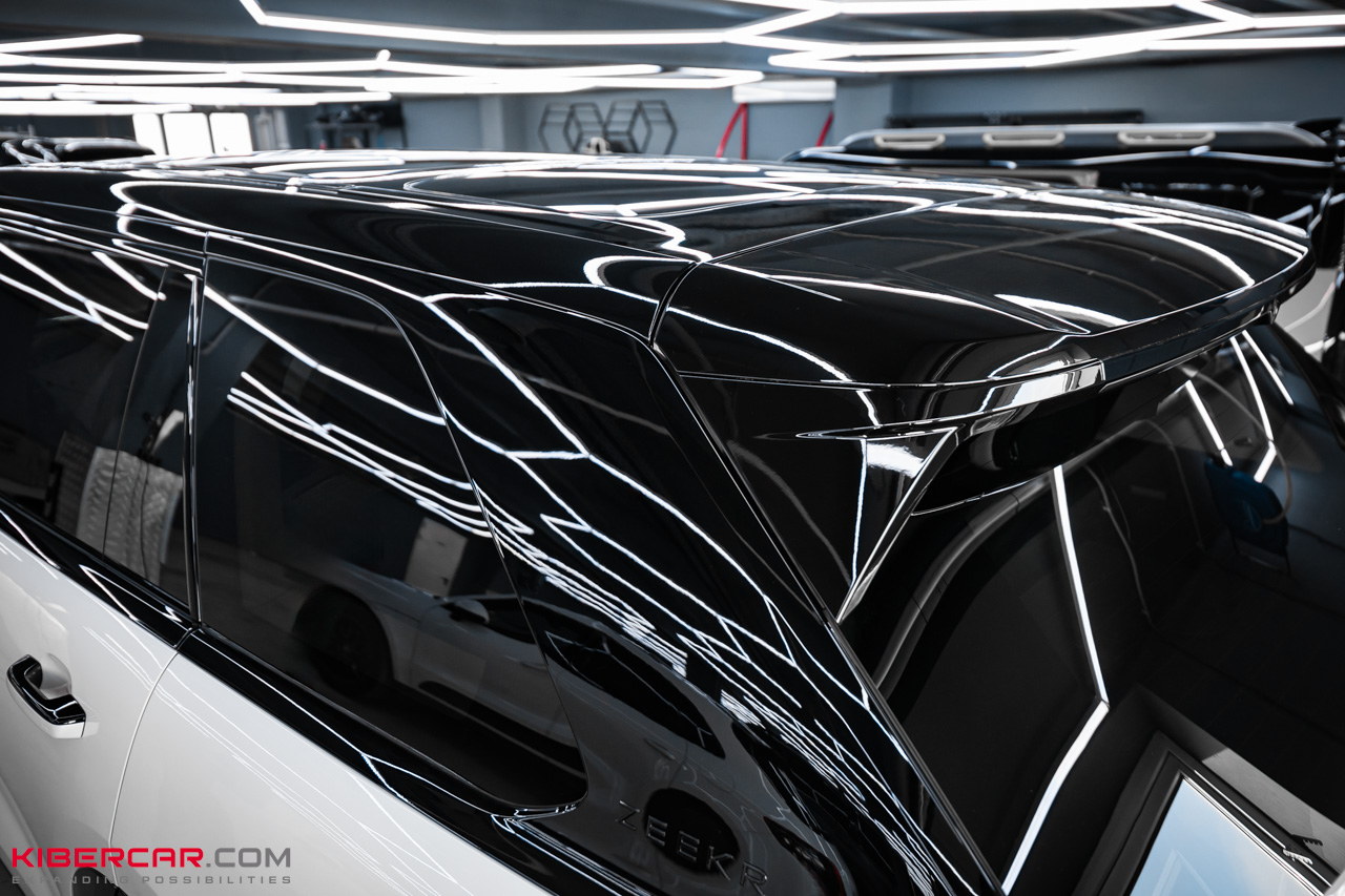 Антихром и оклейка Zeekr 9X: игра контрастов и надежная защита