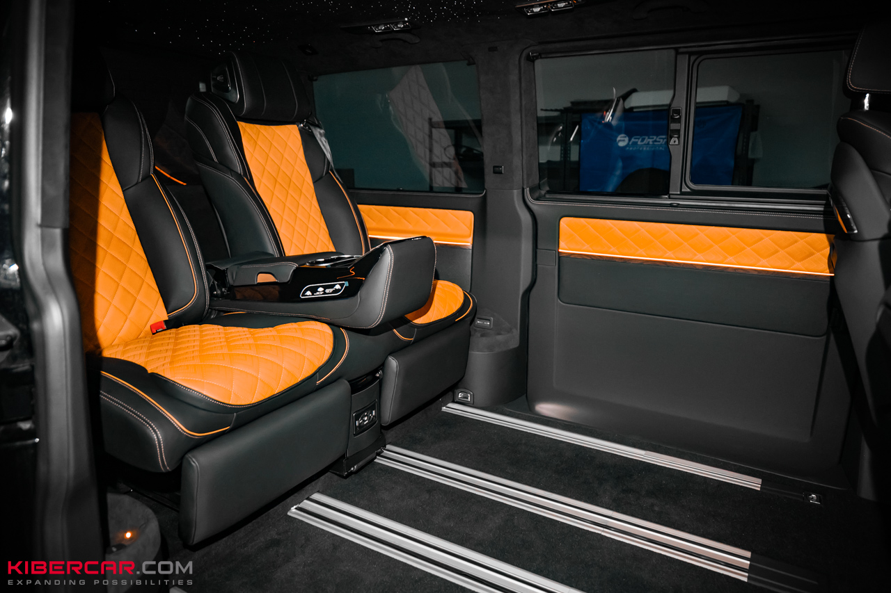 Звездное небо и атмосферная подсветка в Volkswagen Multivan