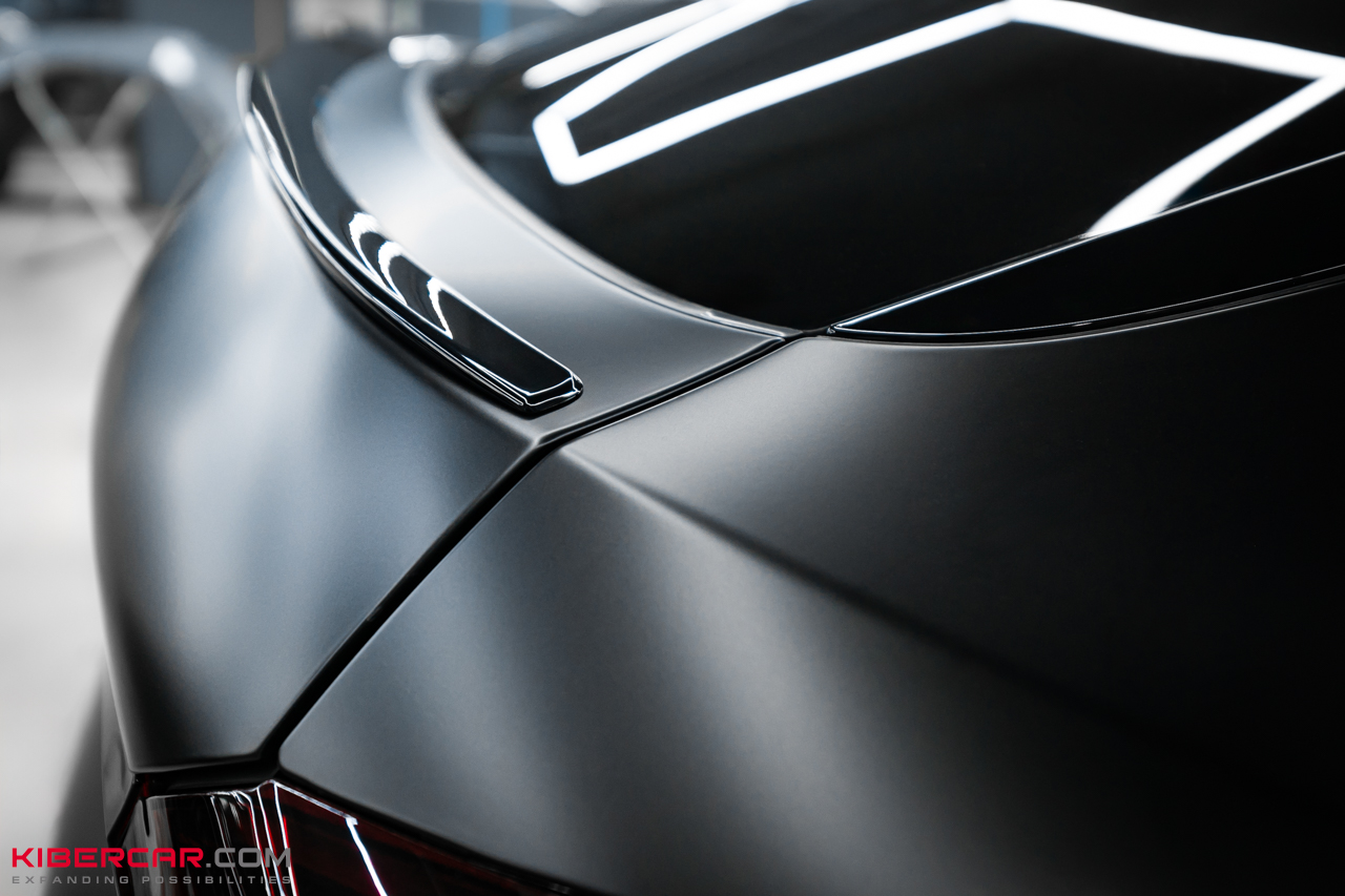 Оклейка BMW X6 матовой полиуретановой пленкой