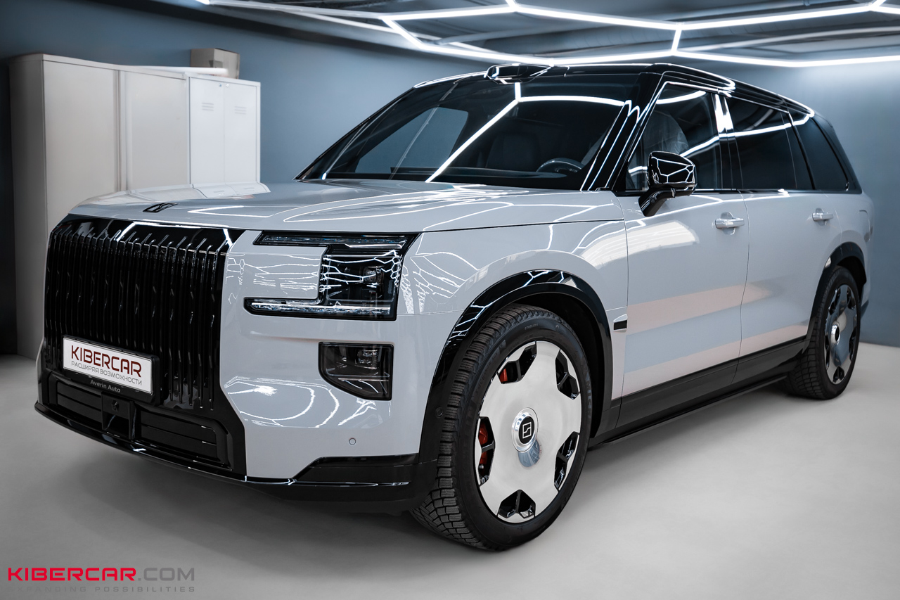 Оклейка защитной полиуретановой пленкой Zeekr 9X: сложный разбор и трендовое цветовое решение