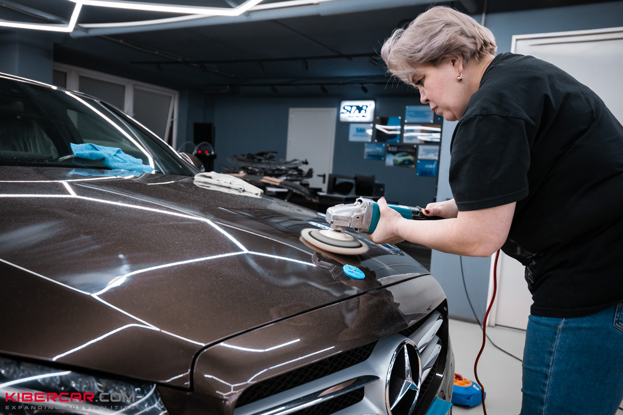 Полировка и керамическая защита Mercedes-Benz C-Класс