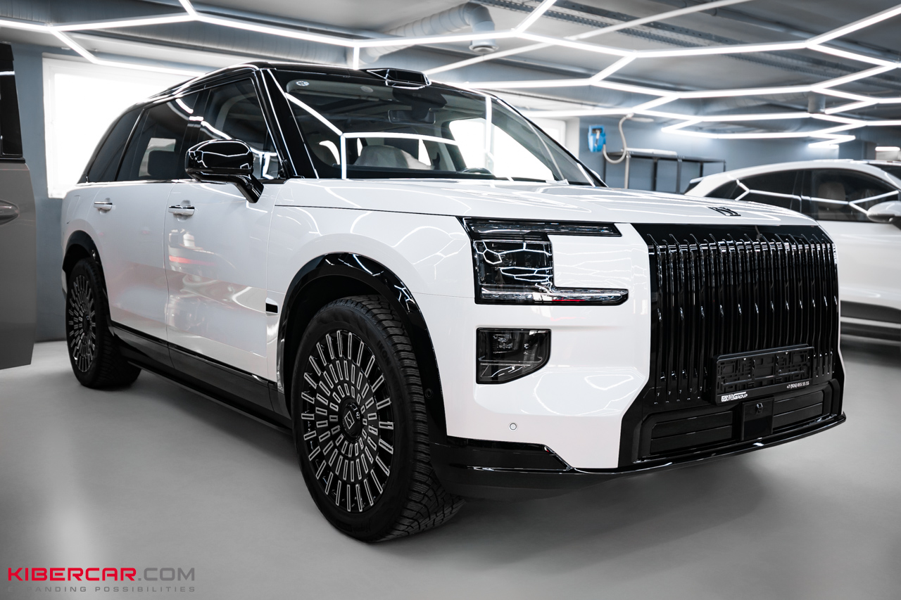 Антихром и оклейка Zeekr 9X: игра контрастов и надежная защита