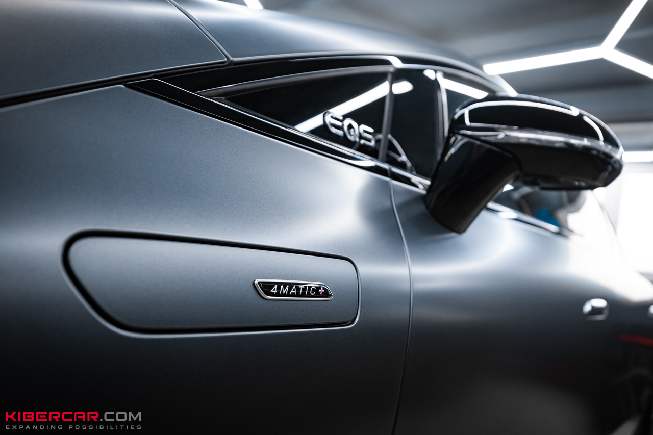 Оклейка матовой полиуретановой пленкой Mercedes-Benz EQS