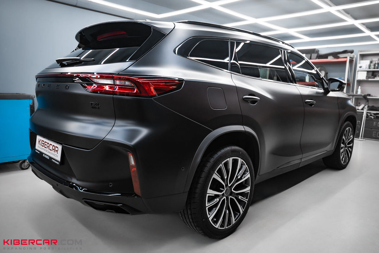 Антихром и оклейка пленкой с матовым эффектом на EXEED VX